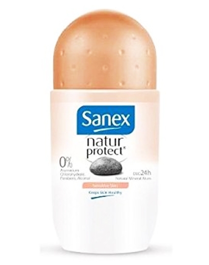Sanex Natur Protect 24h 0% - Sensitiv hud (Orange) 