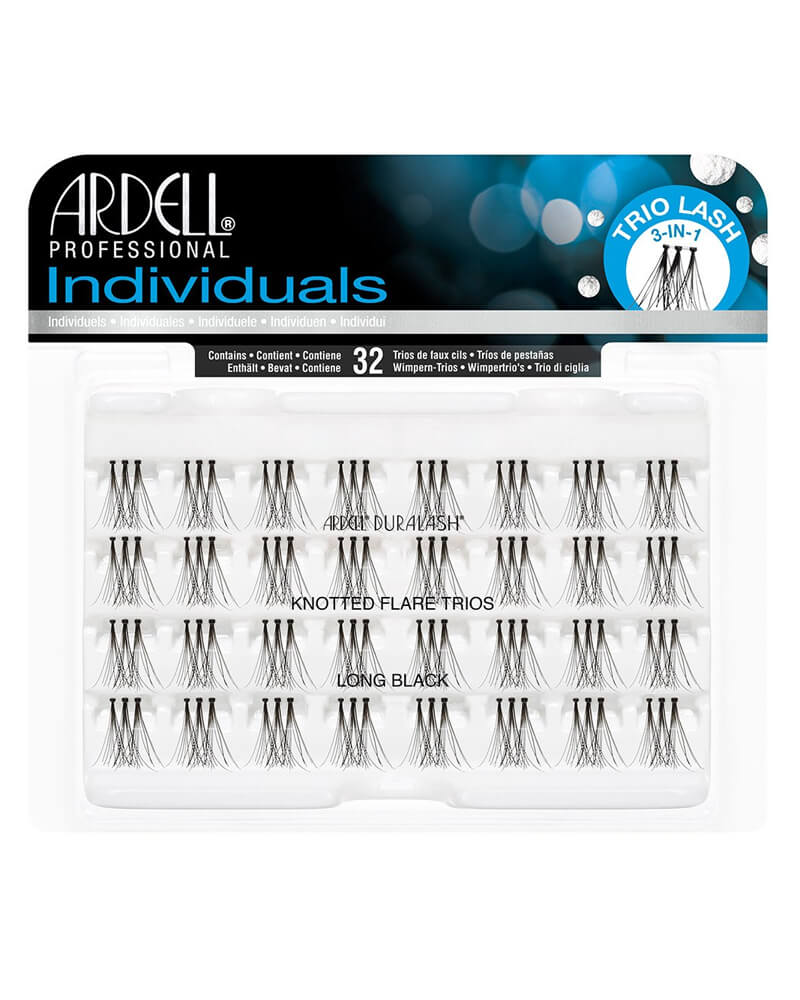 Ardell Individuals DuraLash Knotted Trios – Long Black 32 stk.