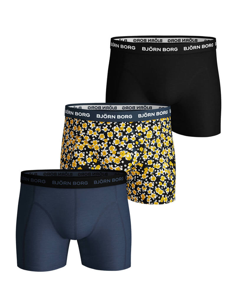Björn-Borg Cotton Stretch Shorts 3-pack- Size L 3 stk.