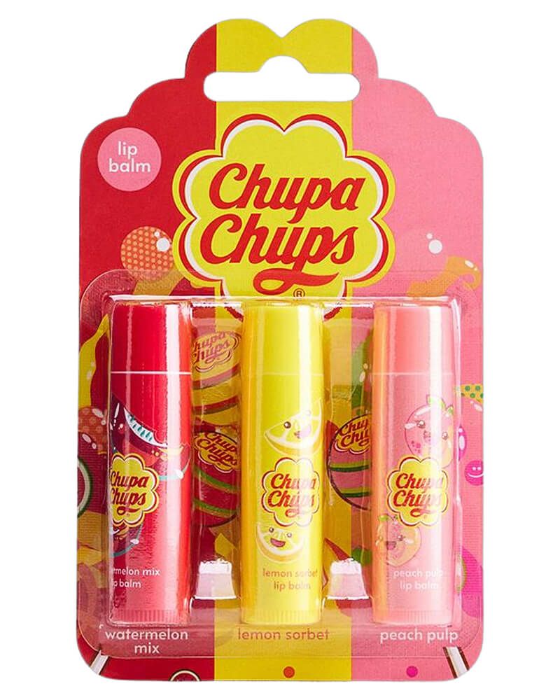 Chupa Chups Lip Balm Set (Watermelon Mix, Peach Pulp & Lemon Sorbet) 4 g 3 stk.