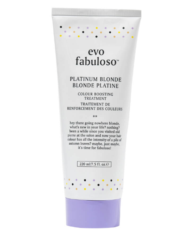 EVO Fabuloso Platinum Blonde Blonde Colour Intensifying Treatment 220 ml
