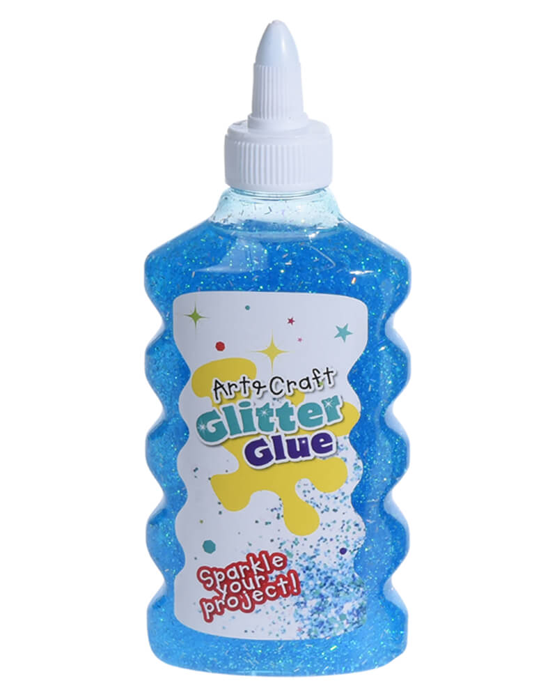 Krea Glitter Kleber Blau 180 ml