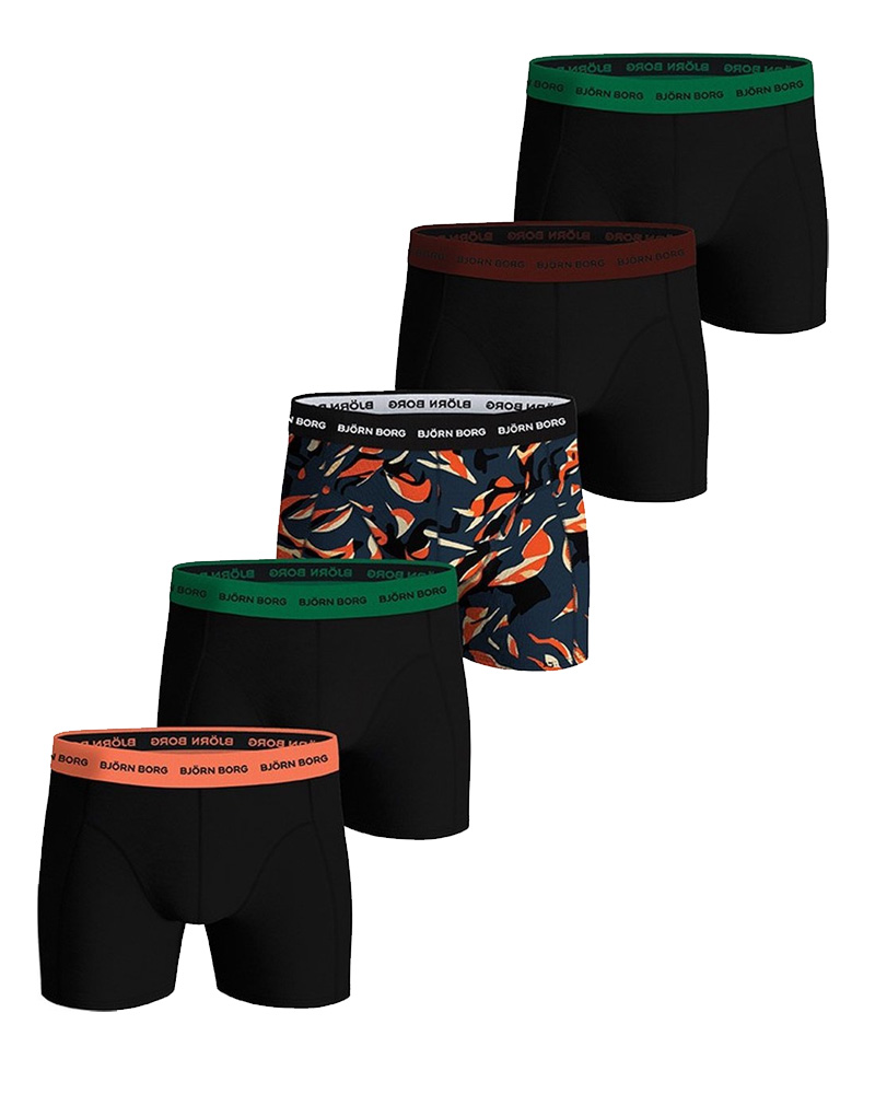 Björn Borg Cotton Strech Short 5-pack Str. M 5 stk.