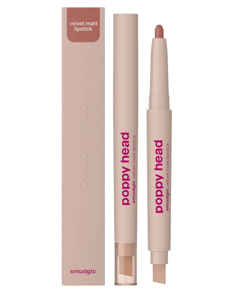 Poppy Head Smudgic Velvet Matte Lipstick Crayon 03 Dusky Allure 0 g
