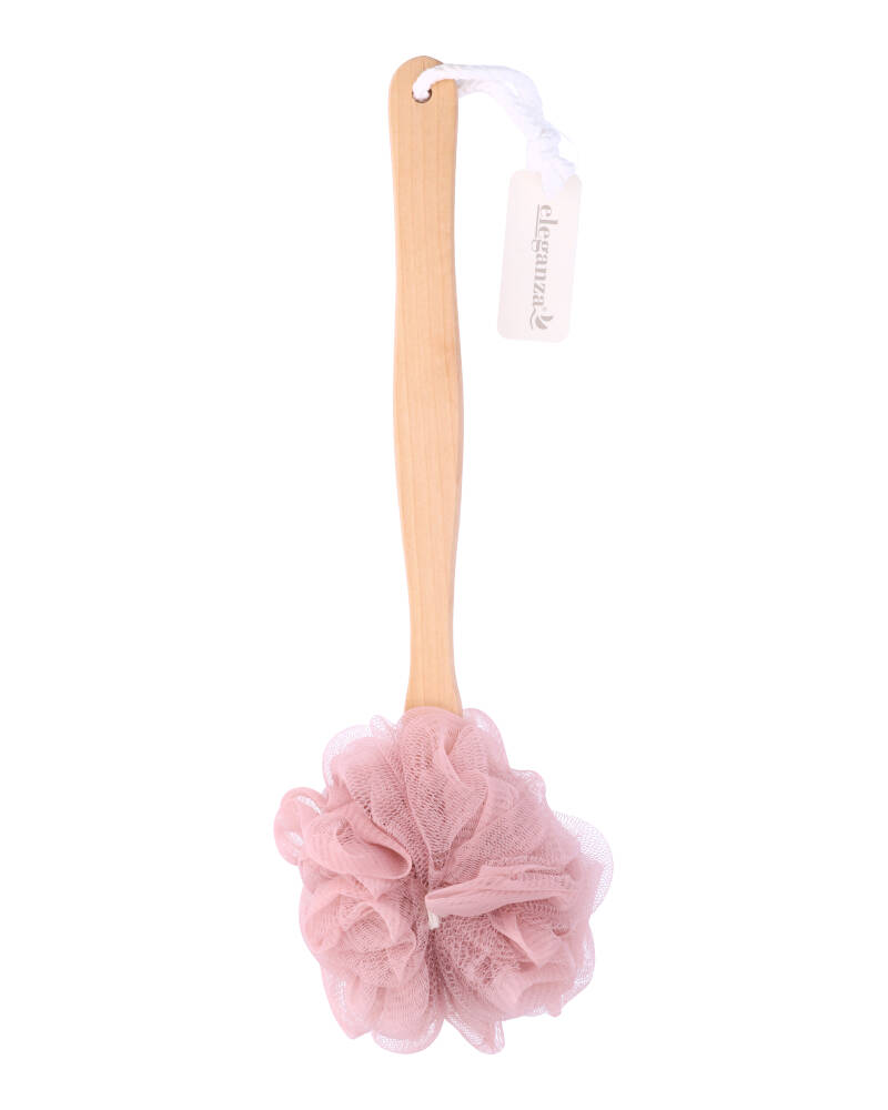 Eleganza Loofah Badebørste Lyserød