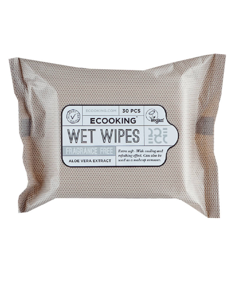 Ecooking Wet Wipes Fragrance Free   30 stk.