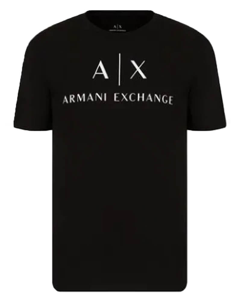 Armani Exchange T-shirt Sort Str. L
