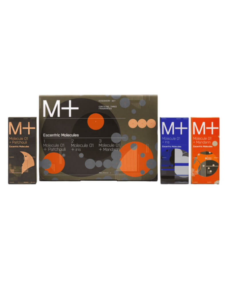 Escentric Molecules - M+ IRIS, PATCHOULI, MANDARIN 2 ML DISCOVERY SET 2 ml 3 stk.