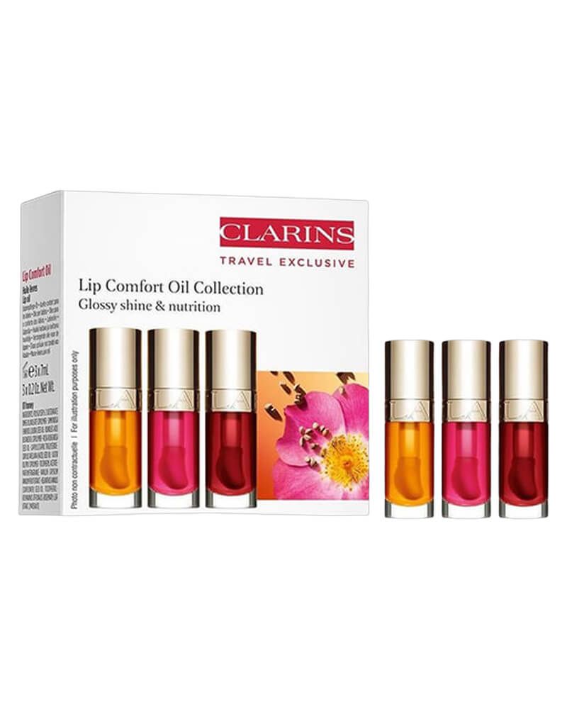 Clarins Lip Comfort Oil Collection Gift Set 21 ml 3 stk.