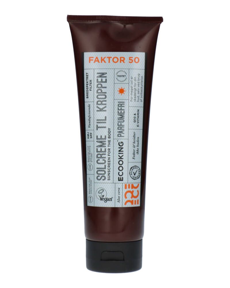 Ecooking Solcreme Til Kroppen SPF 50 250 ml