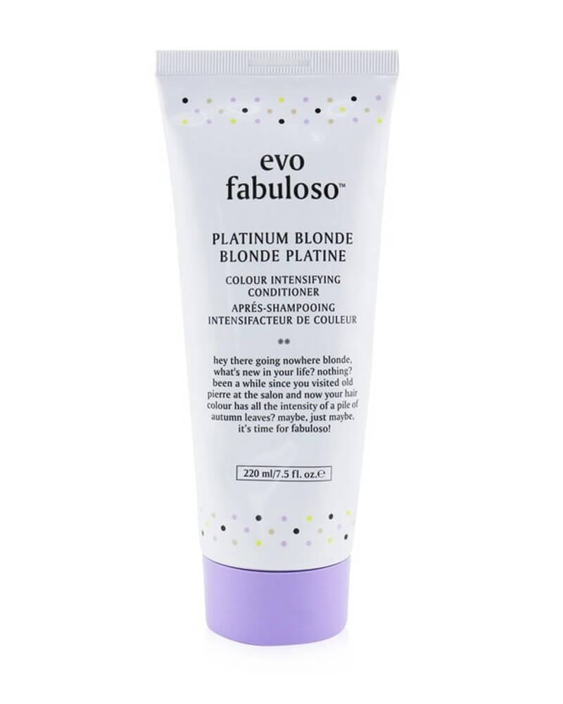 EVO Fabuloso Platinum Blonde Blonde Colour Intensifying Conditioner 220 ml