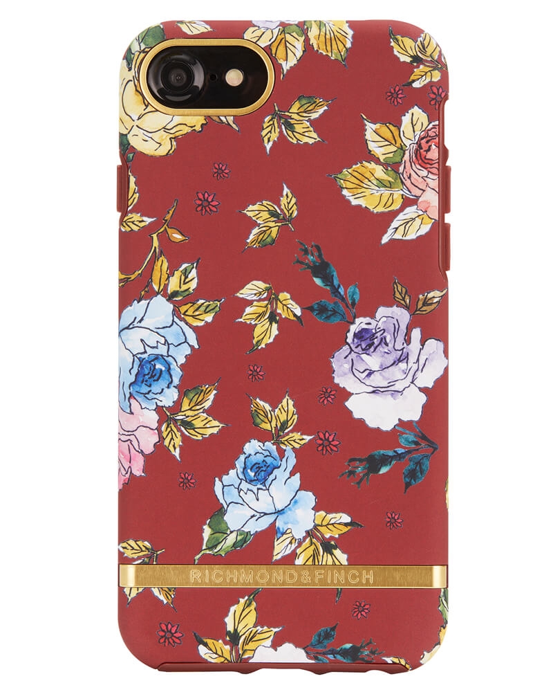 Richmond & Finch Richmond And Finch Red Floral iPhone 6/6S/7/8 Cover (U)