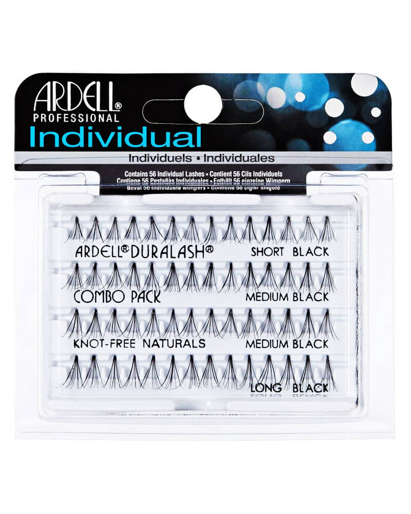 Ardell Individuals DuraLash Knot-Free – Combo Pack Black 56 stk.