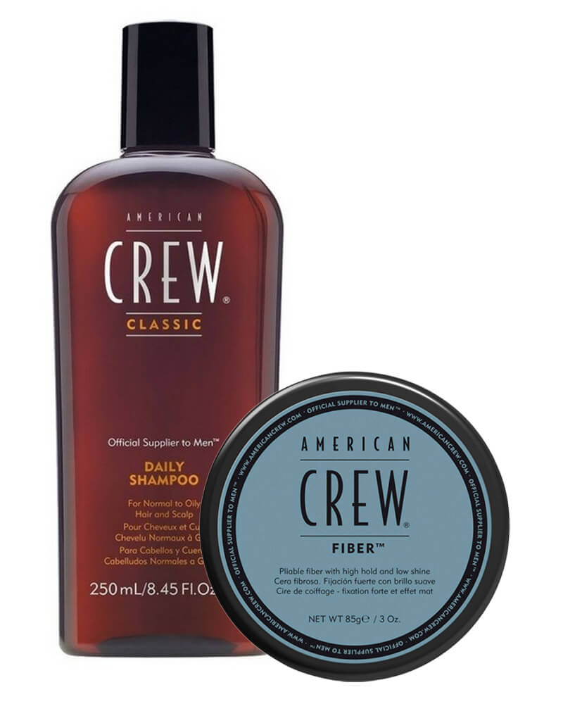 AMERICAN CREW - Get The Look (Daily Shampoo + Fiber Wax) Gift Set