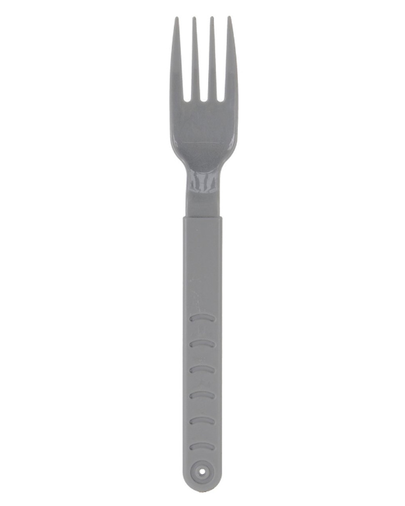 Excellent Houseware Plastic Forks Grey 10 stk.