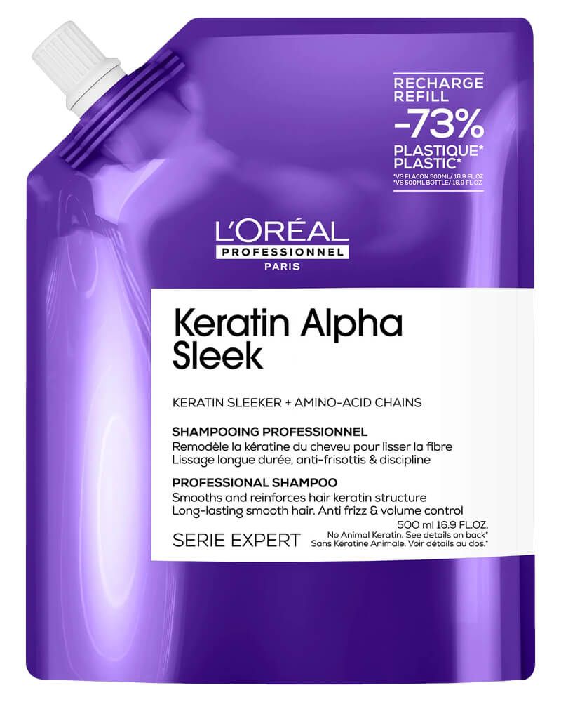 L’Oréal Professionnel Keratin Alpha Sleek Shampoo Refill 500 ml