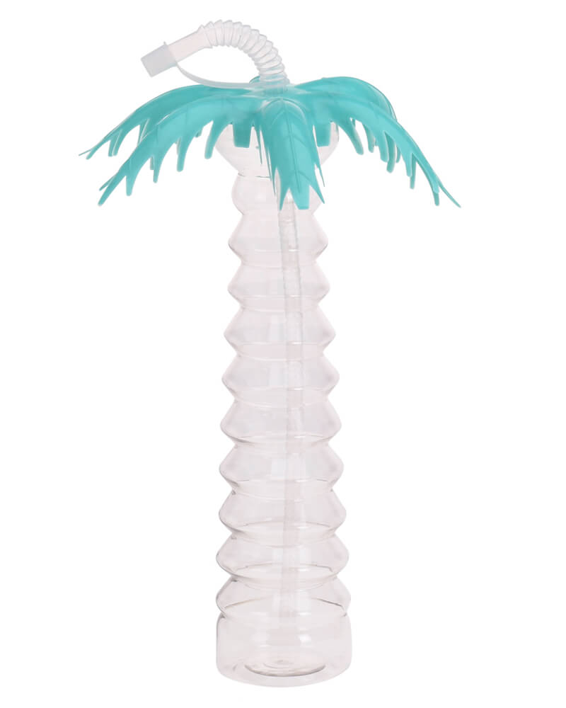 Excellent Houseware Trinkflasche Klar Palme 500 ml