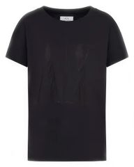 Armani Exchange Icon Period Frau T-Shirt Schwarz L