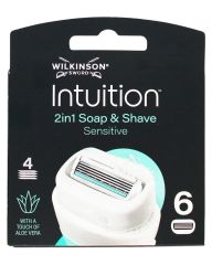 Wilkinson Sword Intuition 2in1 Soap & Shave Sensitive Razor Blades