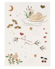 Konges Sløjd Swan Temporary Tattoos