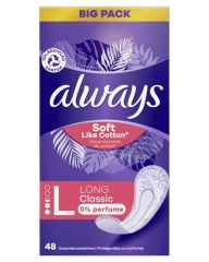 Always Liners Soft Like Cotton Large (Long)