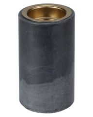 Excellent Houseware Marble Tealight Holder Grey 6 x 10 cm