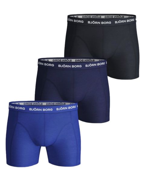 Björn Borg Essential 3-pack Cotton Stretch Shorts - Size XL