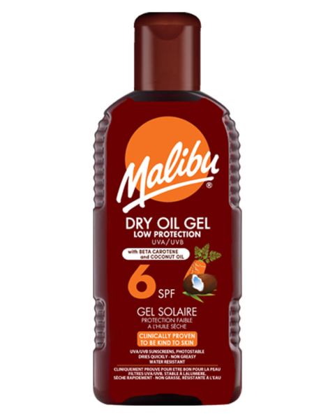 Malibu Dry Oil Gel With Beta Carotene SPF 6 Malibu Dry Oil Gel With Beta Carotene SPF 6