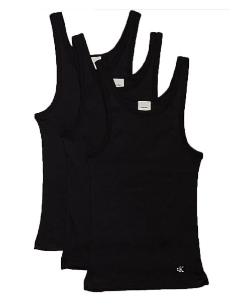 Calvin Klein Scoop Neck Tank Top Sort - XL Calvin Klein Scoop Neck Tank Top Sort - XL
