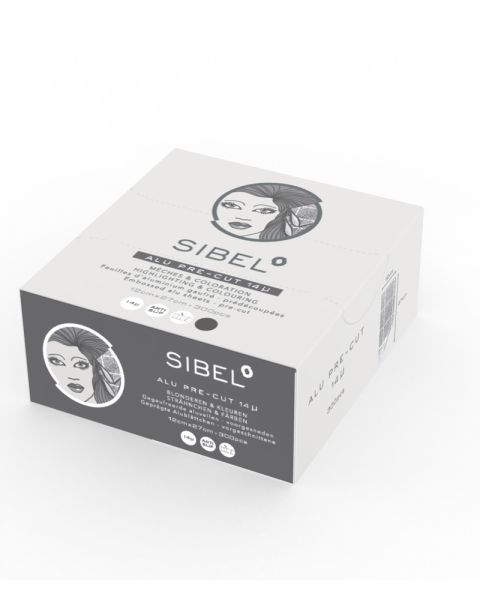 Sibel Embossed Alufoil Sheets 27cmx12cm Black 300pcs - Art P002928