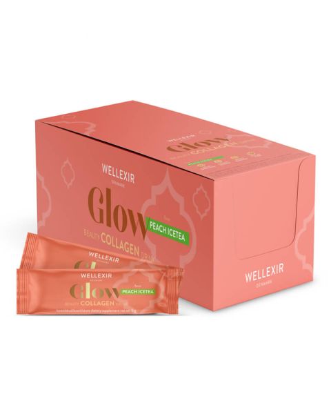 Wellexir Glow Beauty Drink Peach Ice Tea Wellexir Glow Beauty Drink Peach Ice Tea