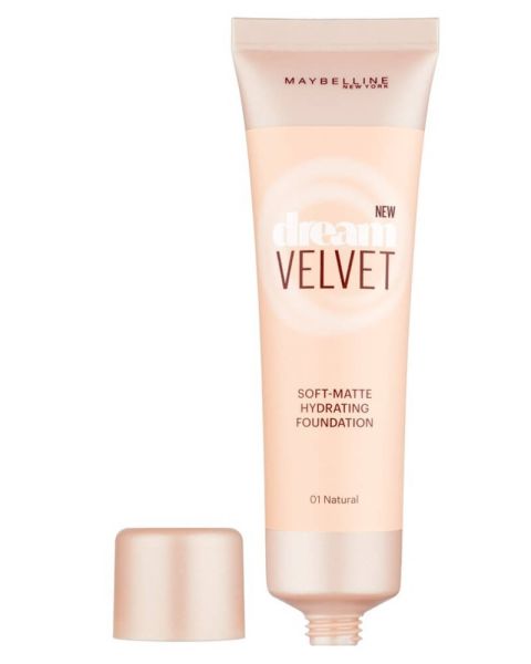 Maybelline Dream Velvet Soft Matte Hydrating Foundation - 01 Natural