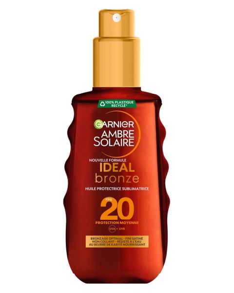 Garnier Ambre Solaire Ideal Bronze Tan Enhancing Protection Oil SPF20