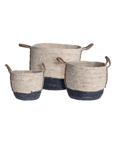 Excellent Houseware Körbeset Schwarz