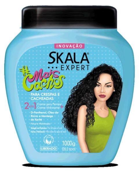 Skala Mais Cachos 2-in-1 Treatment Cream + Leave-In