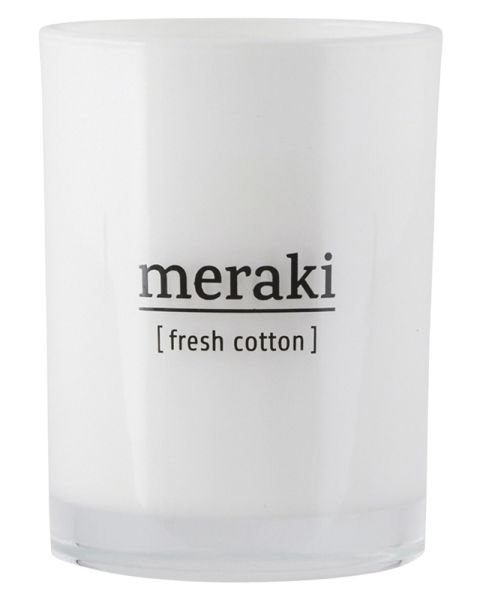 Meraki Scented Candle Fresh Cotton (U)
