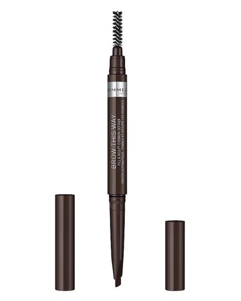 Rimmel London Brow This Way Eyebrow Pencil 002 Medium Brown