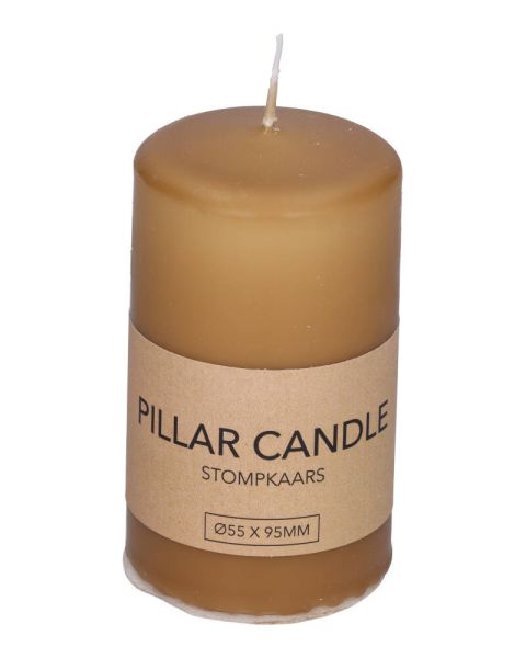Excellent Houseware Pillar Candle Brown 55 x 95 mm Excellent Houseware Pillar Candle Brown 55 x 95 mm