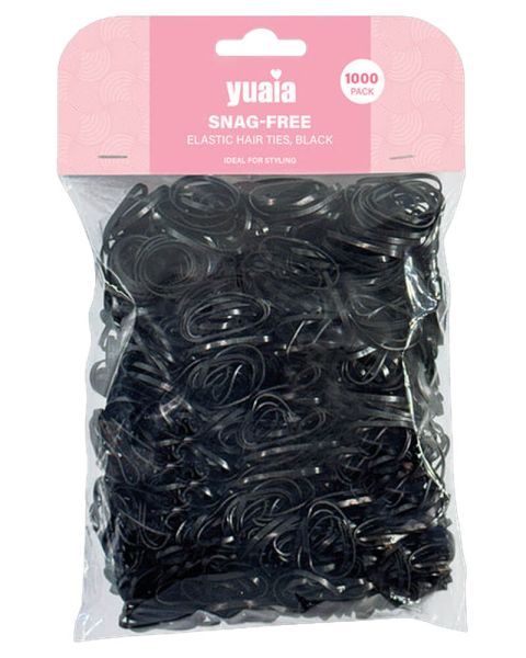 Yuaia Snag-free Elastic Hair Ties Black Yuaia Snag-free Elastic Hair Ties Black
