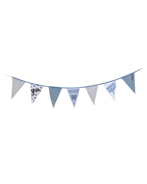 Party Collection Flaggen Girlande Blau
