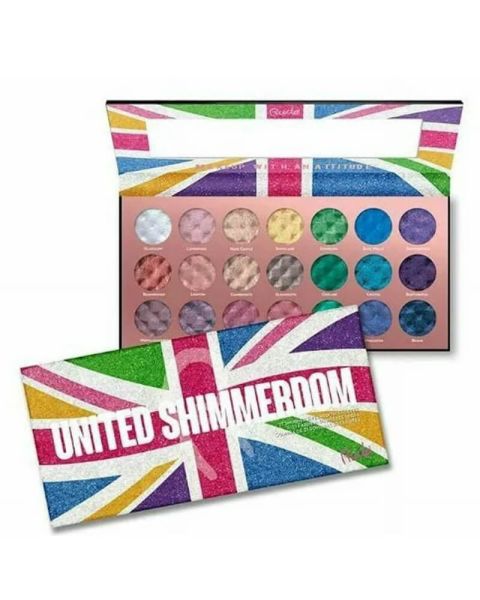 Rude Cosmetics United Shimmerdom - 21 Shimmer Eyeshadow Palette Rude Cosmetics United Shimmerdom - 21 Shimmer Eyeshadow Palette