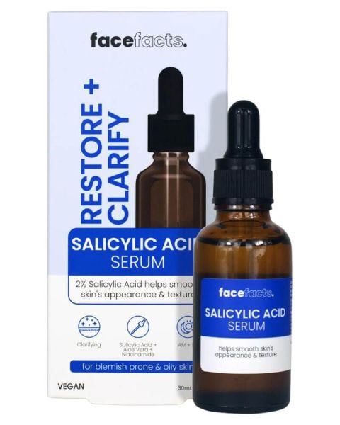 Face Facts Restore + Clarify Salicylic Acid Facial Serum