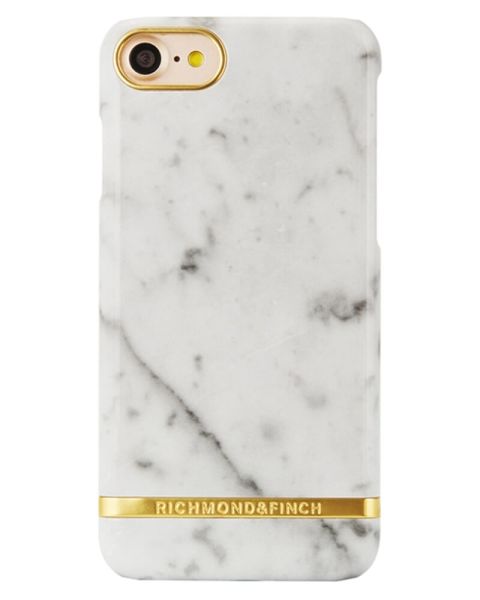 Richmond And Finch Carrera White Marble Glossy iPhone 6/6S/7/8 Cover Richmond And Finch Carrera White Marble Glossy iPhone 6/6S/7/8 Cover