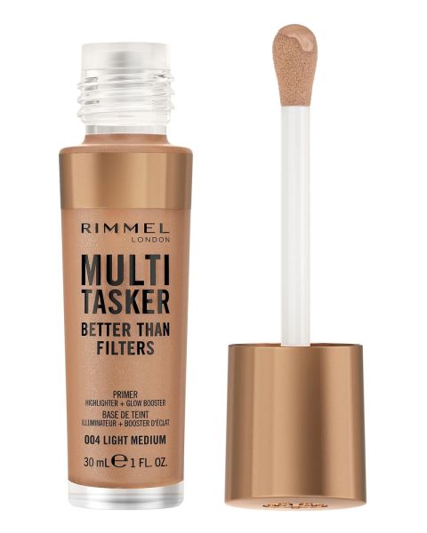Rimmel London Multi Tasker Better Than Filters Primer Highliger + Glow Booster 004 Light Medium Rimmel London Multi Tasker Better Than Filters Primer Highliger + Glow Booster 004 Light Medium