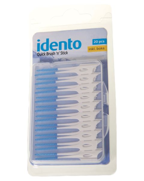 Idento Quick Brush´n´stick inkl. Travelboks (Blå)
