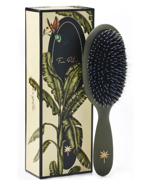 Fan Palm Hair Brush Jungle Medium Fan Palm Hair Brush Jungle Medium