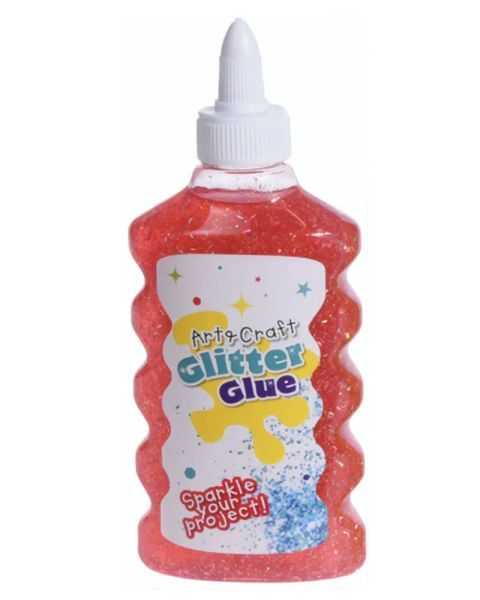 Krea Glitter Kleber Rot