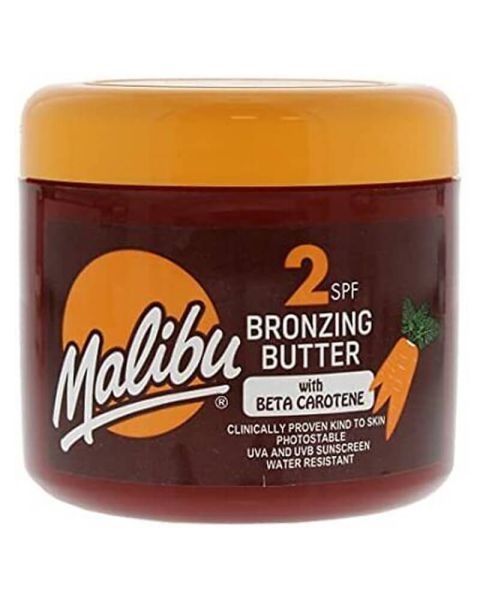 Malibu Fast Tanning Bronzing Butter With Beta Carotene SPF 2 Malibu Fast Tanning Bronzing Butter With Beta Carotene SPF 2