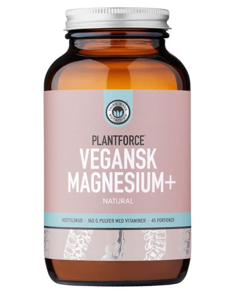 Plantforce Vegansk Magnesium+ Natural Plantforce Vegansk Magnesium+ Natural