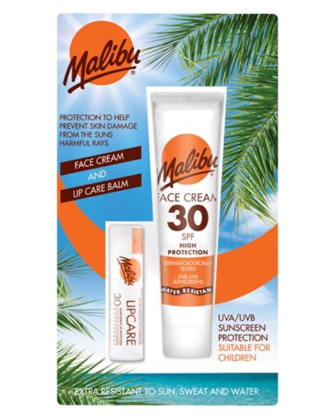 Malibu Face Cream & Lipbalm Blister Pack SPF30 (F) Malibu Face Cream & Lipbalm Blister Pack SPF30 (F)